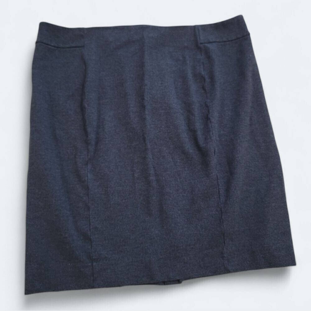 Lands End Gray Career Skirt Size 18 W Classic Office Work Casual